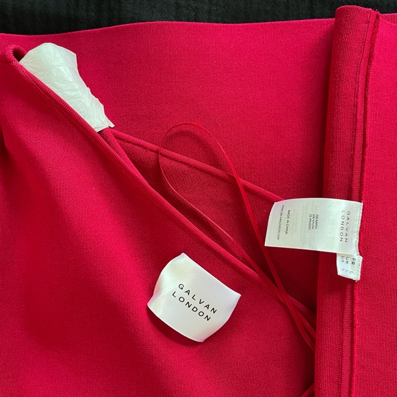 Galvan London PERSEPHONE One Shoulder Midi Dress - Picture 9 of 11